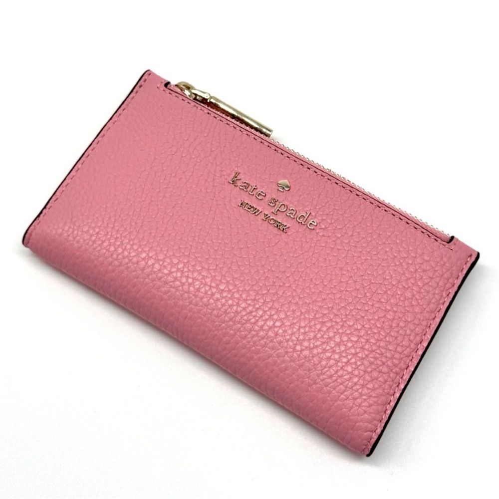 Kate Spade Leila Small Slim Bifold Wallet Pink